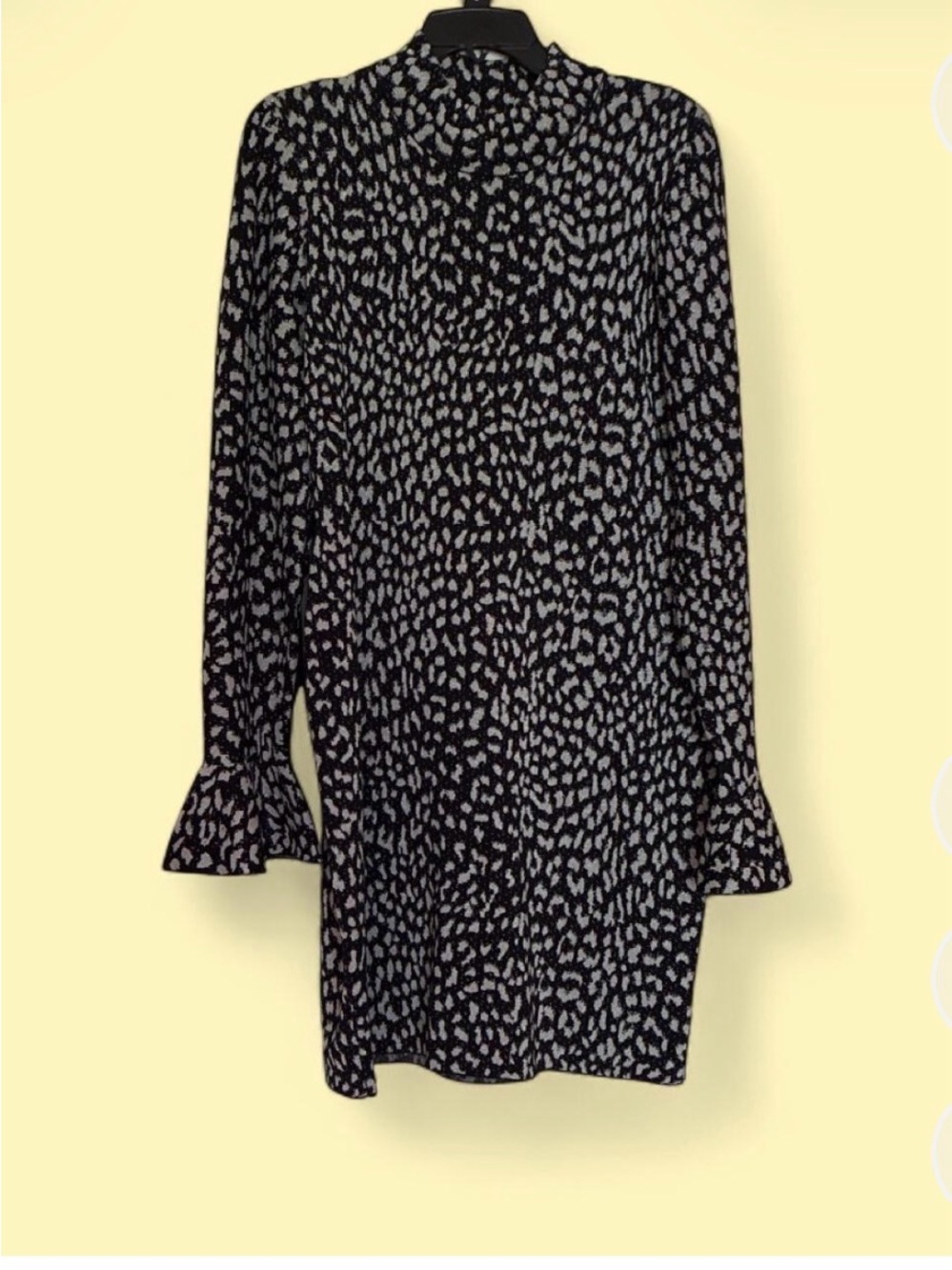 MICHAEL Michael Kors Black and White Printed Mini Dress